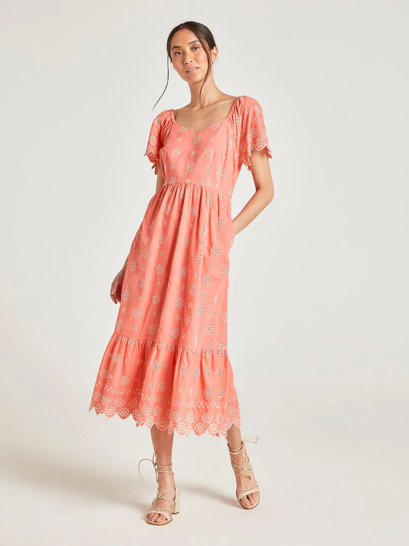 Thought Andrina Cotton Broderie Dress