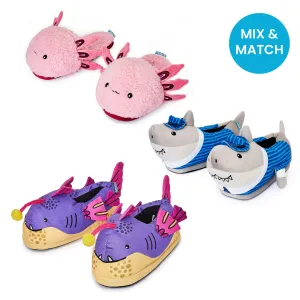 Underwater Plush Slippers Mix & Match