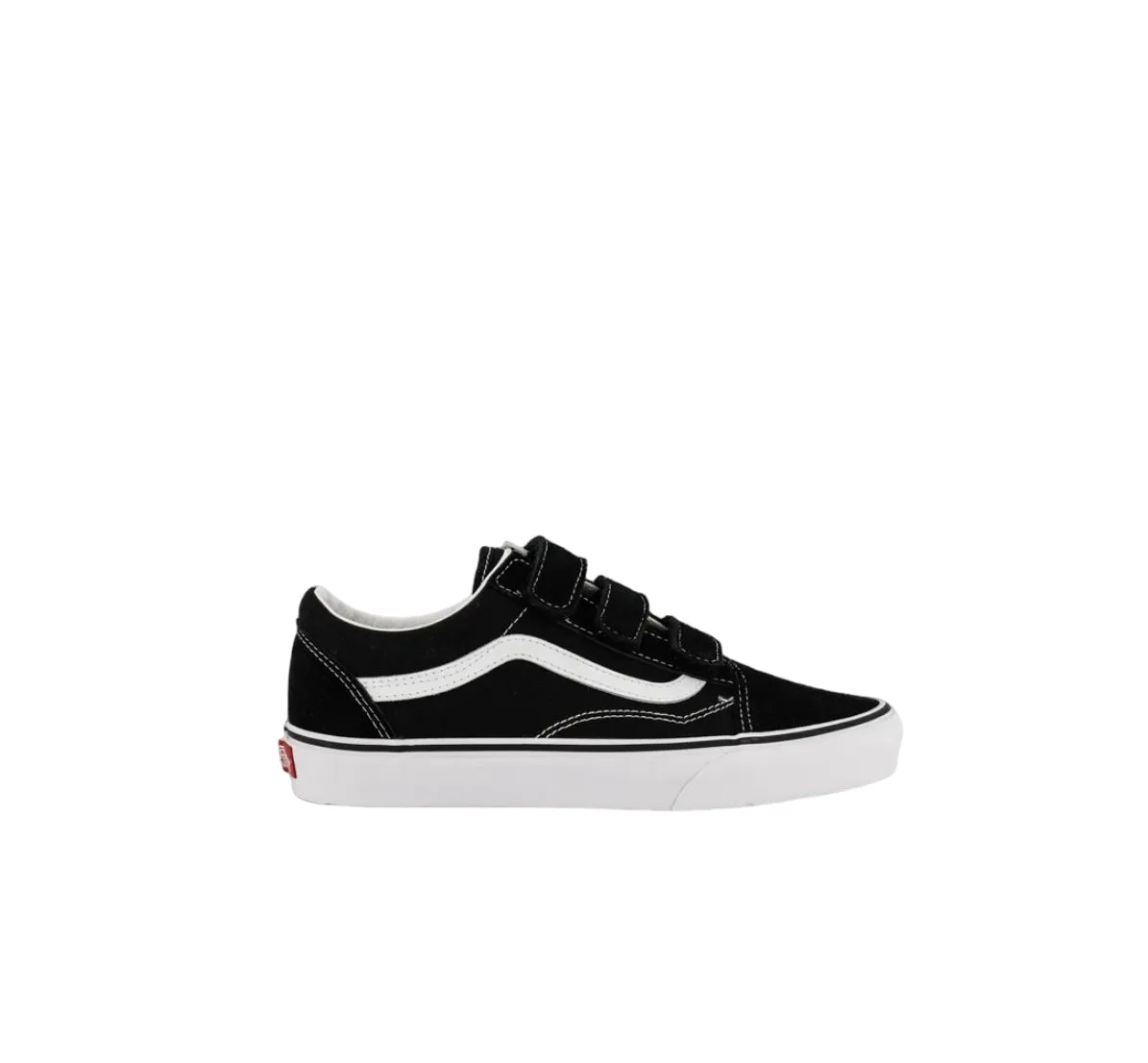 Unisex Vans Old Skool V Black/White Strap Shoes