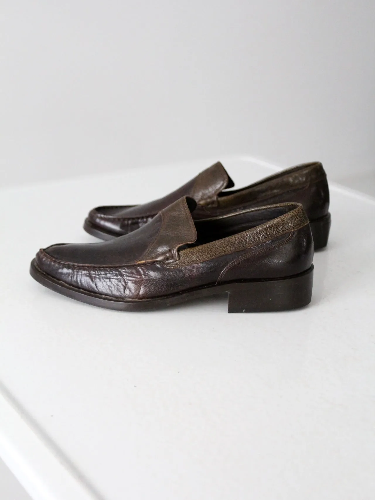 vintage FX La Salle leather loafers, women's 7