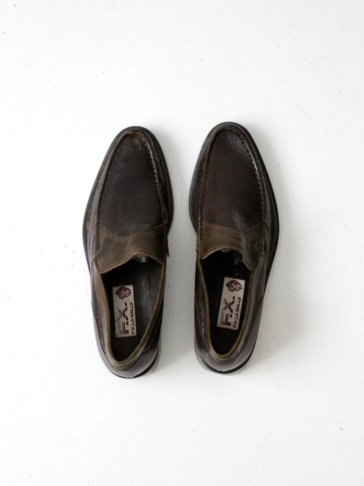 vintage FX La Salle leather loafers, women's 7