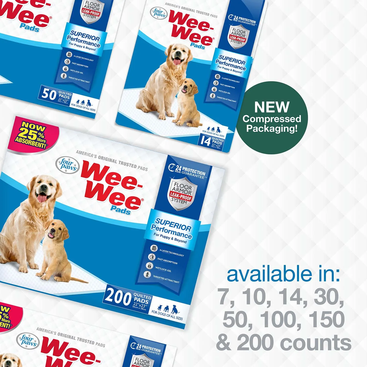 Wee-Wee Superior Performance Dog Pee Pads